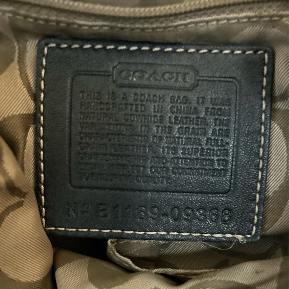 Coach Black Leather Mini-Backpack - image 2